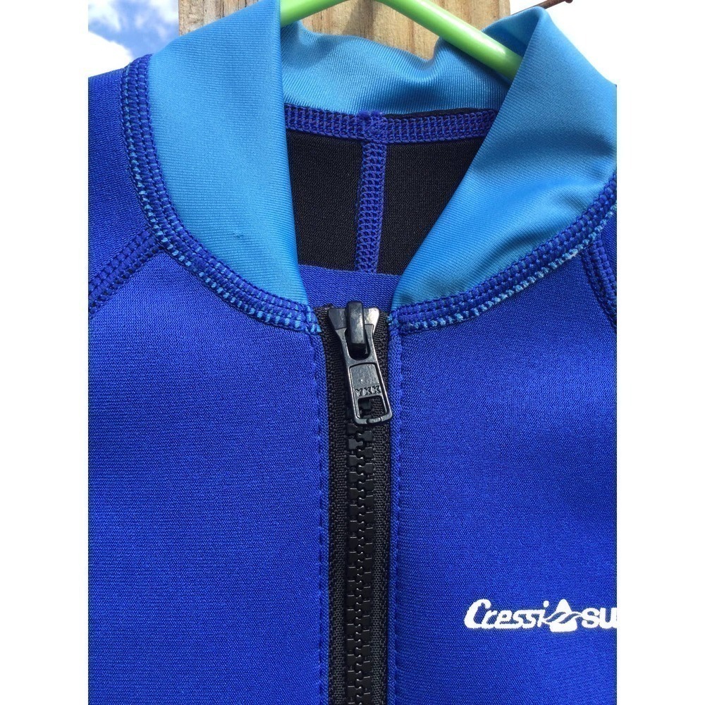 Cressi swim kids wetsuit blue M Italy Italian wet suit swim snorkeling diving - Picture 5 of 11
